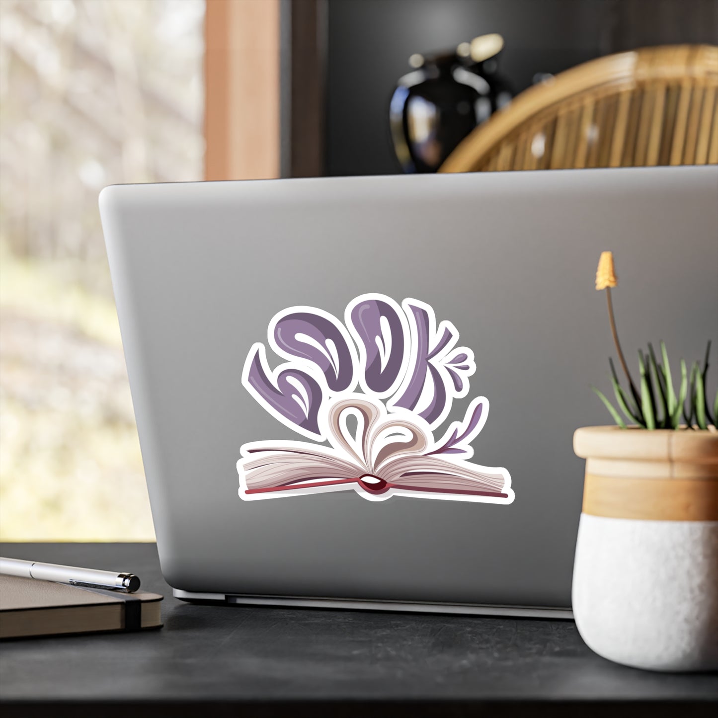 Book Vinyl Sticker