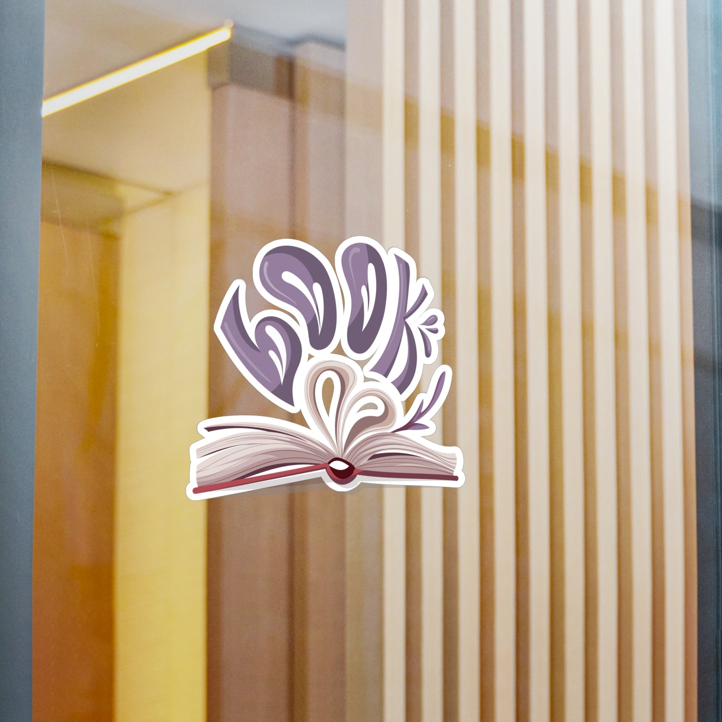 Book Vinyl Sticker