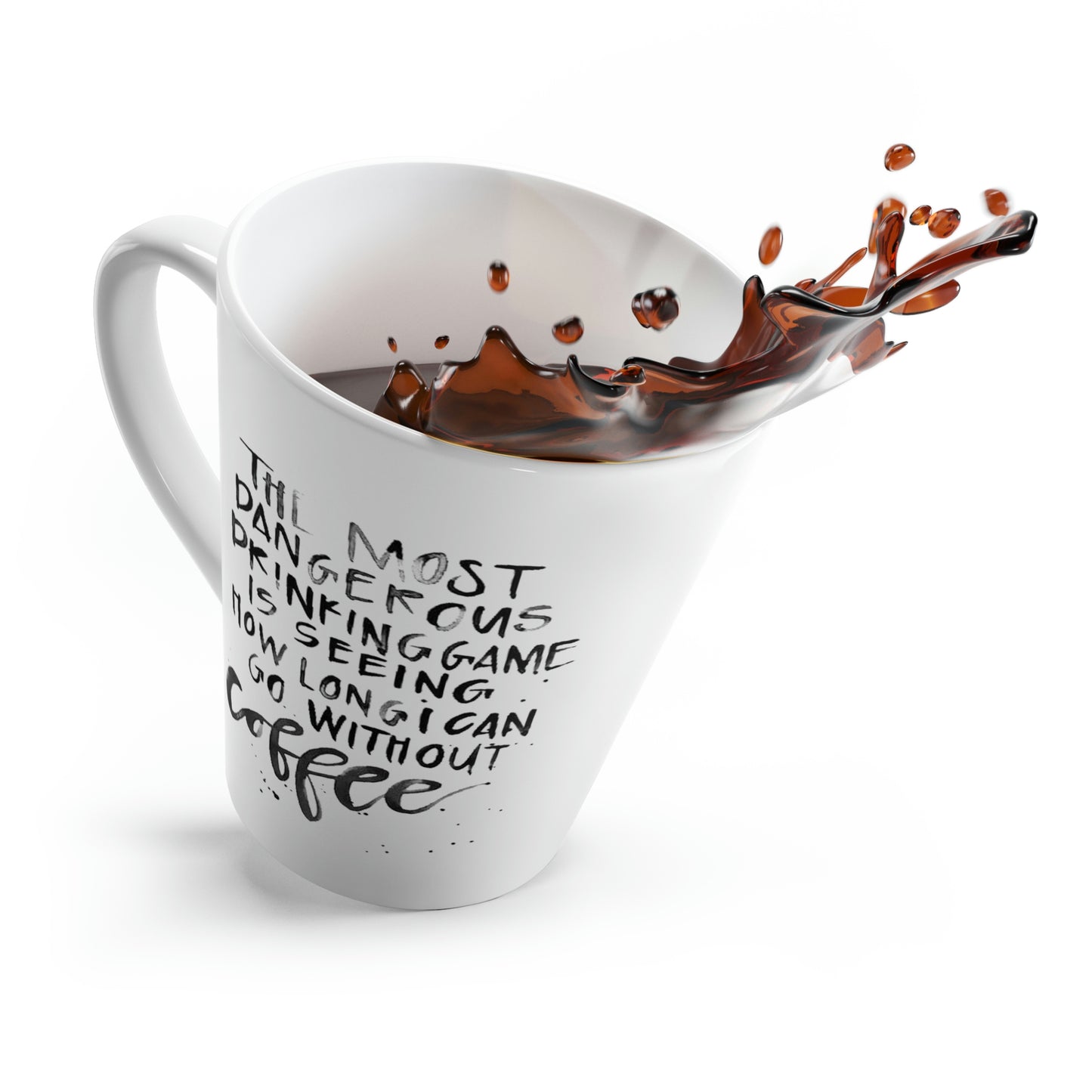 Drinking Game Latte Mug