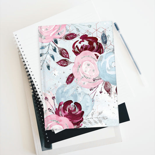 Floral Journal - Ruled Line